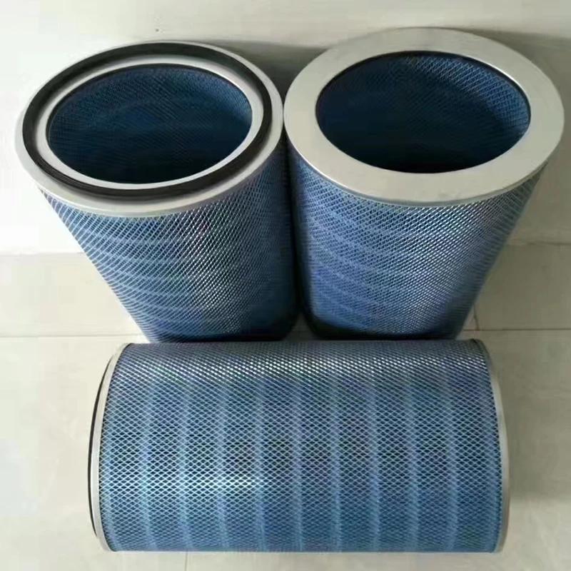 Customized Powder Coating air Filter Material Type Compressed air Filter Cartridge