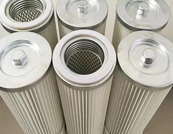 Direct wholesale Anti-static cylindrical pleated air Dust filter cartridge
