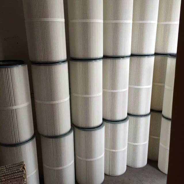 Polyester Cartridge Dust Collector Industrial Dust Filter Cartridge Anti Static And Dust Removal Filter Element